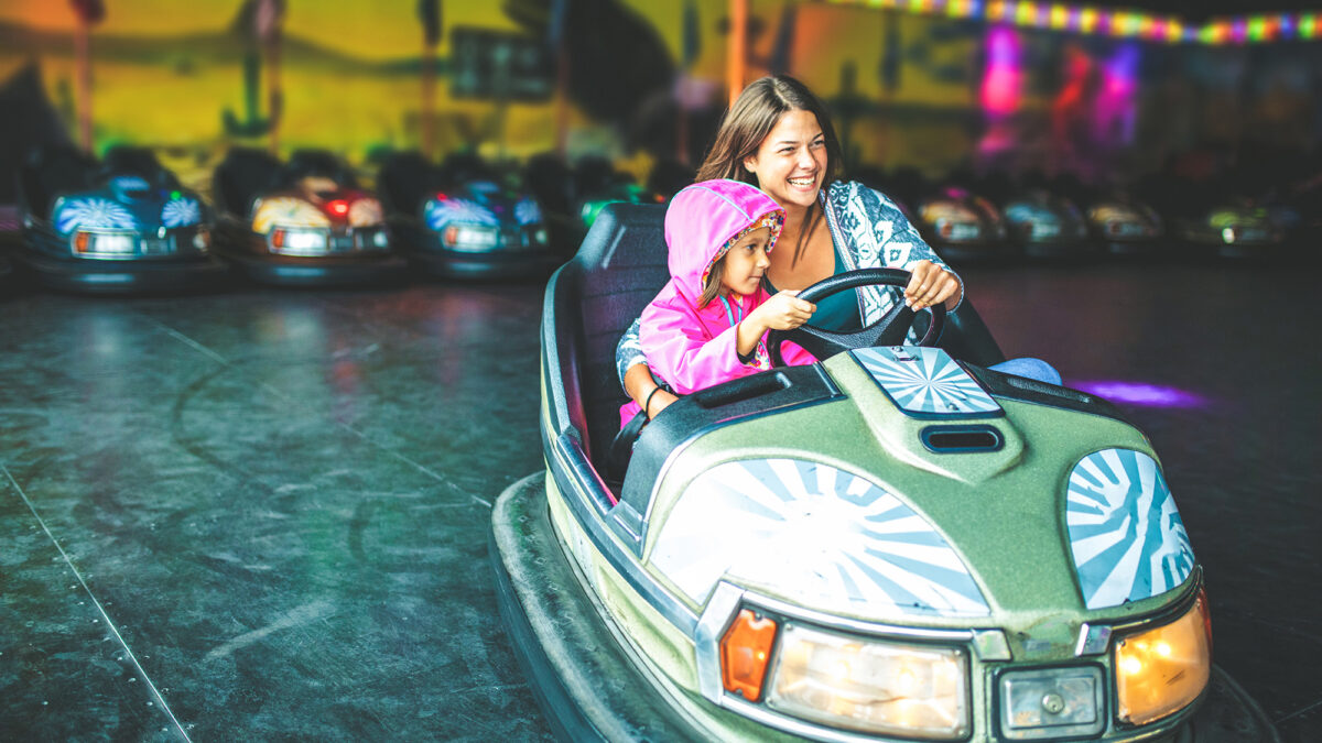 We gonna have fun at amusement park